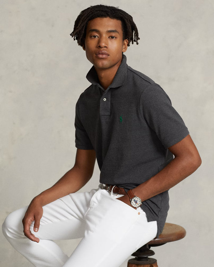 Men's Ralph Lauren Polo Shirt (Dark Grey)