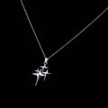 Men's Star Pendant Necklace (Silver)