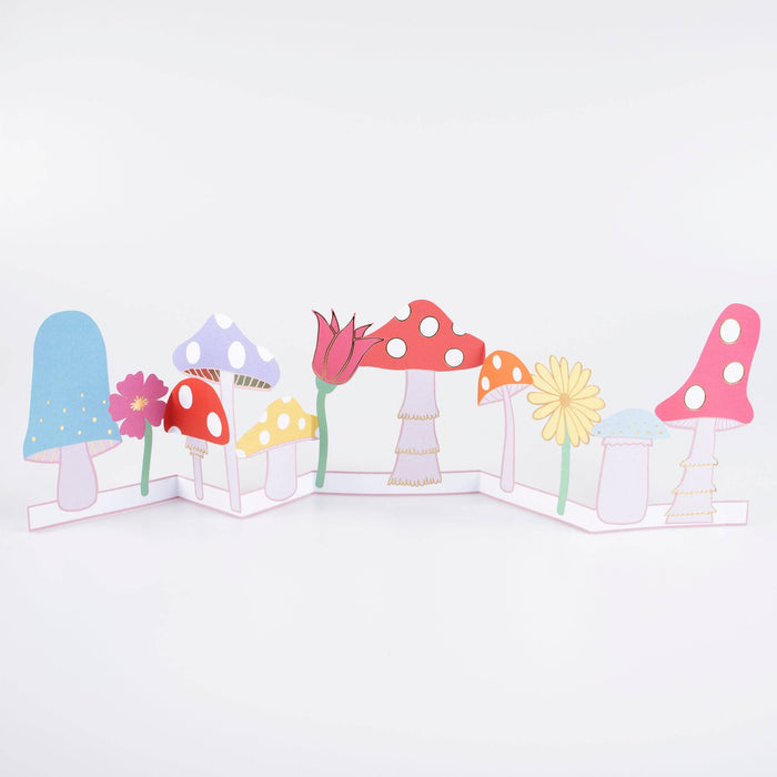 Meri Meri - Mushroom Concertina Card