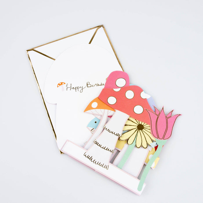 Meri Meri - Mushroom Concertina Card