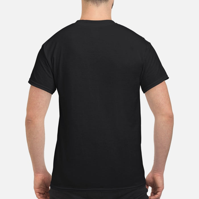 Miniature Schnauzer Through The Snow - Men's T-Shirt