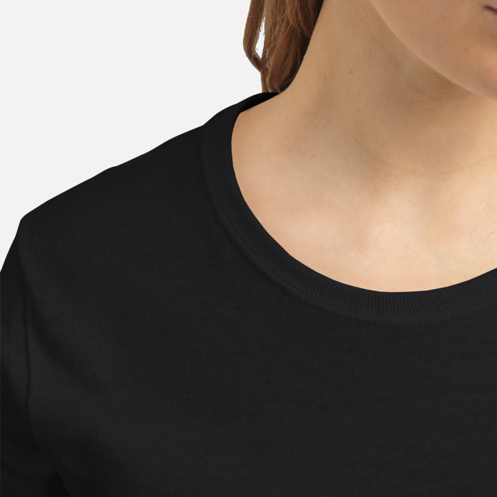 Miniature Schnauzer Through The Snow - Premium Women's T-shirt