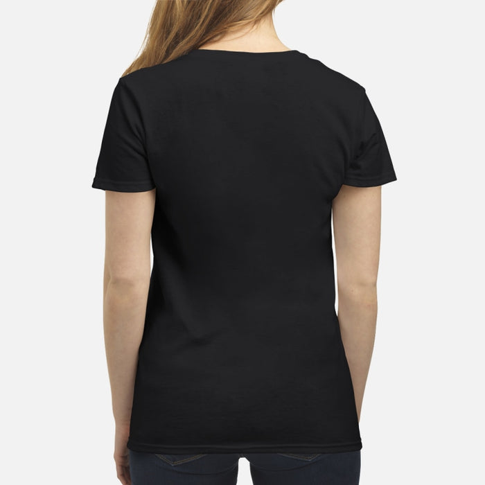 Miniature Schnauzer Through The Snow - Premium Women's T-shirt