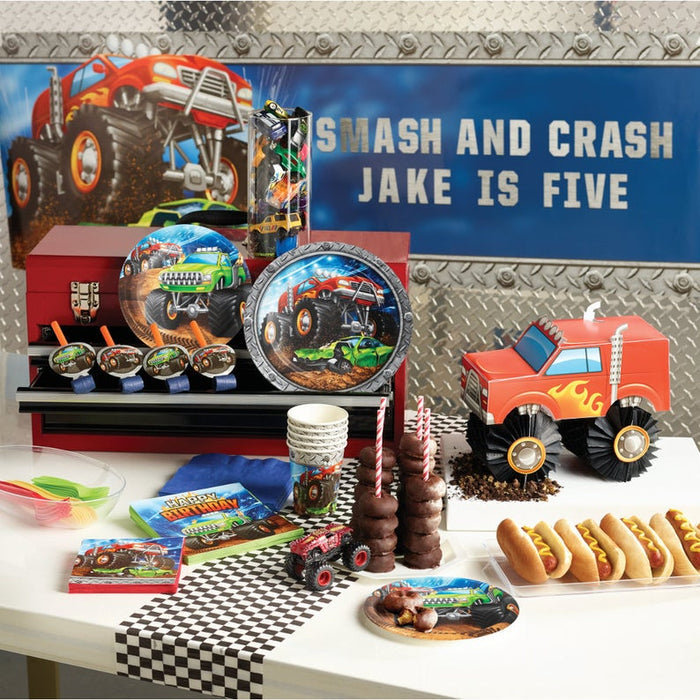 Monster Truck Rally Beverage Napkins