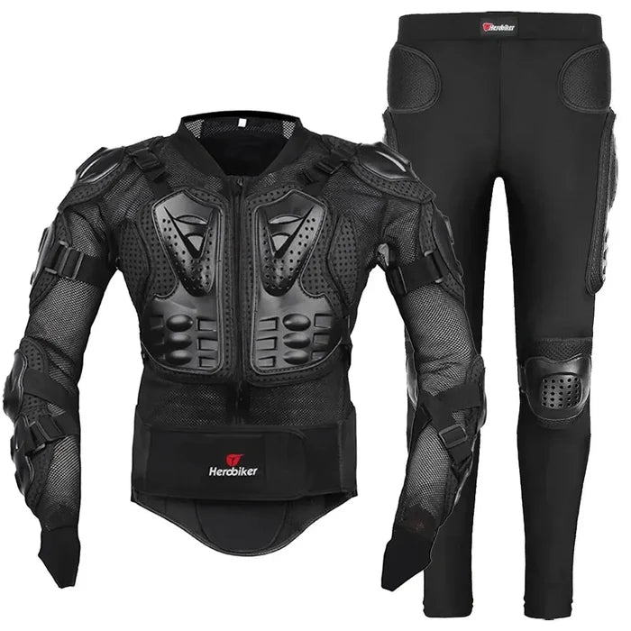 Motorcycle Body Armour Racing Jacket with CE Pads