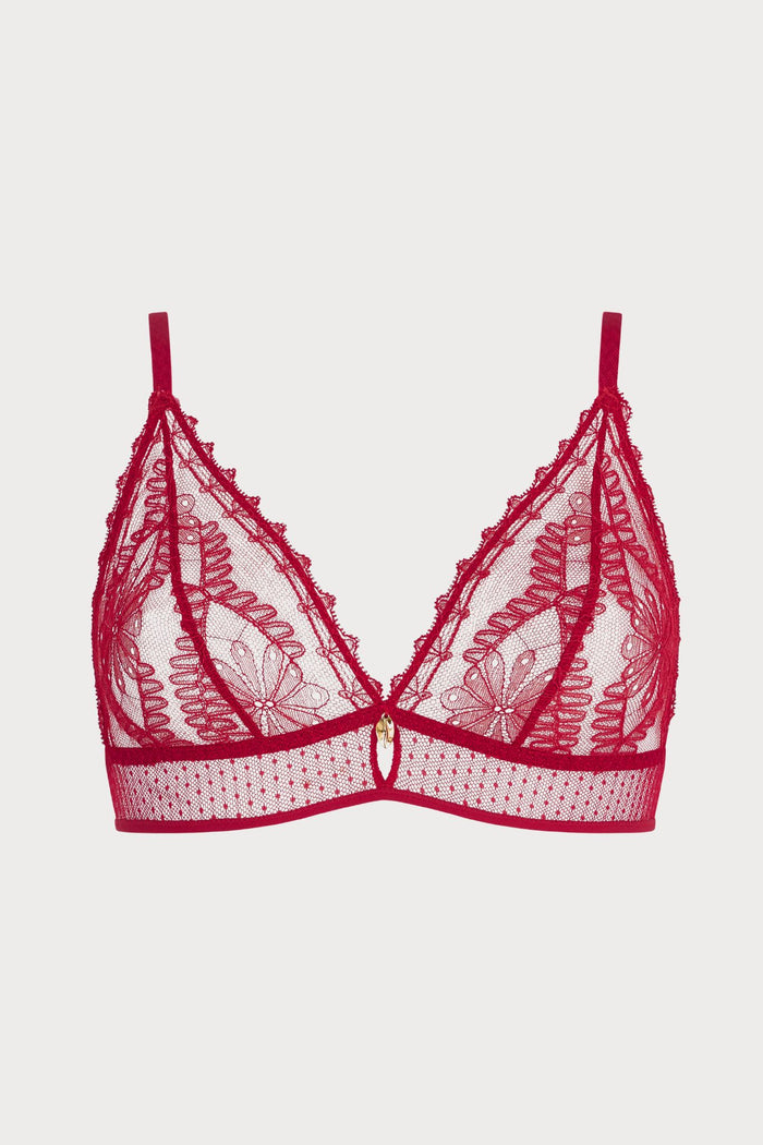 Mystery of Love Cherry Lace Bralette