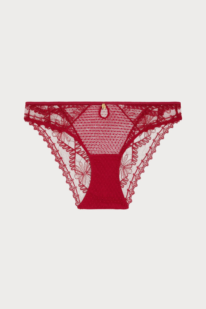 Mystery of Love Cherry Lace Italian Brief