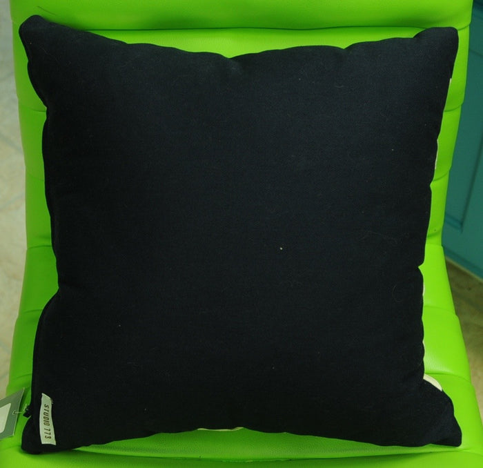 Navy Caning Pillow.