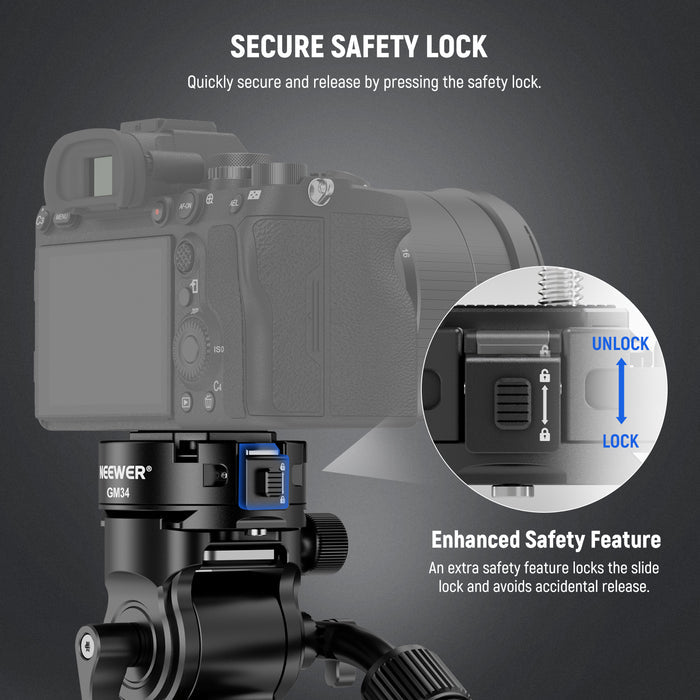 an extra safety lock button that prevents accidental device detachment with a simple press