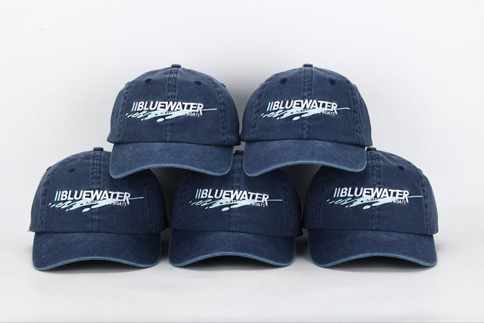 *NEW* Bluewater Dad Hat - Washed Navy Blue