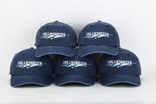 *NEW* Bluewater Dad Hat - Washed Navy Blue
