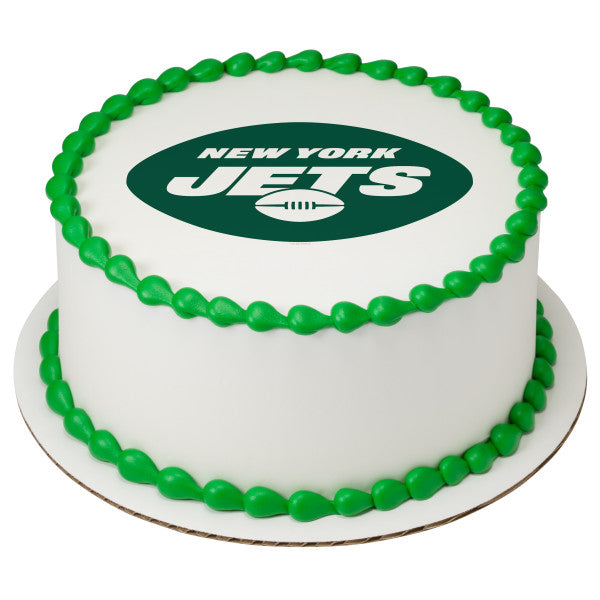 New York Jets Edible Image Cake Topper