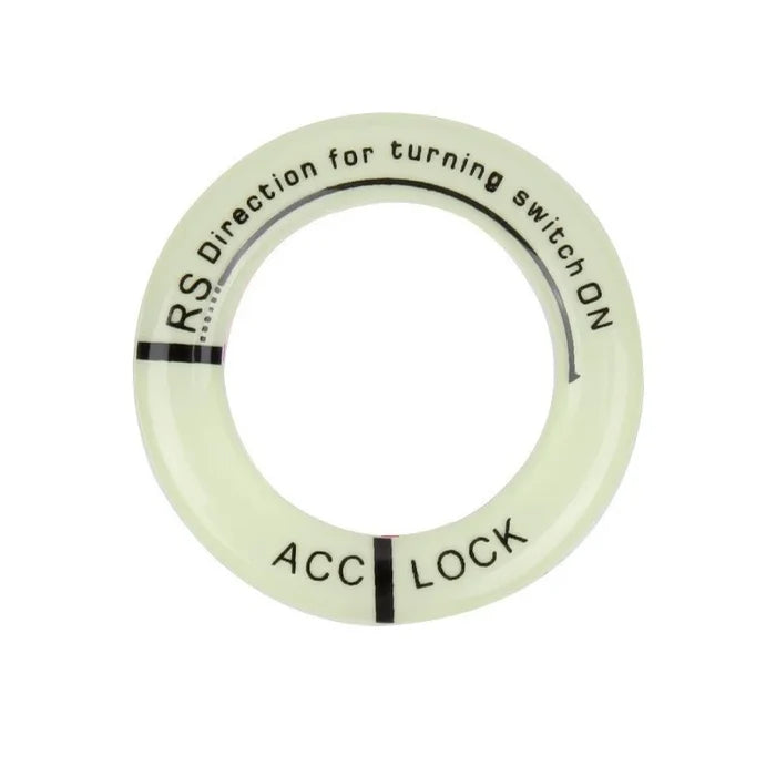 Night Luminous Motorcycle Key Ring Stickers