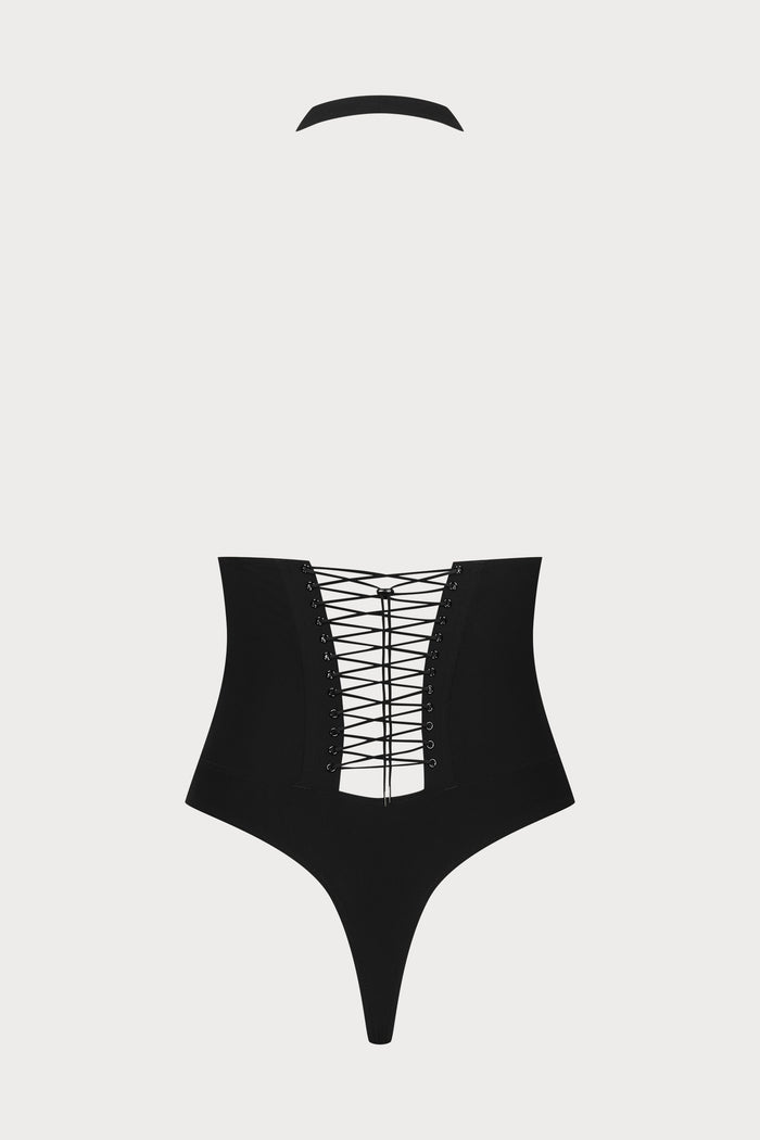 Maison Close Nuit Infinie Halterneck Bodysuit