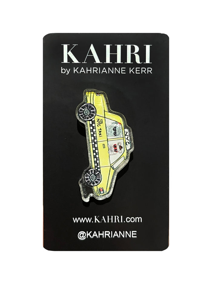 NYC Taxi Acrylic Pin