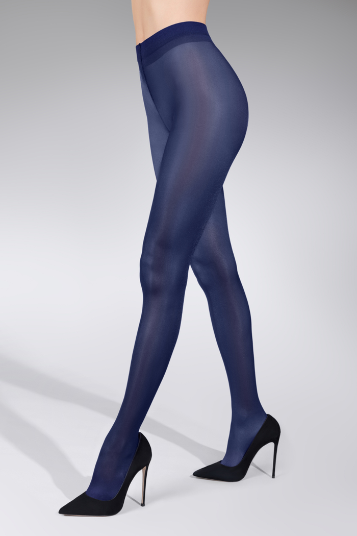 Maison Close Obsession Navy Tights 40 Denier - Naughty Knickers
