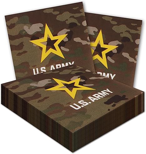 Official US Army Beverage Napkin