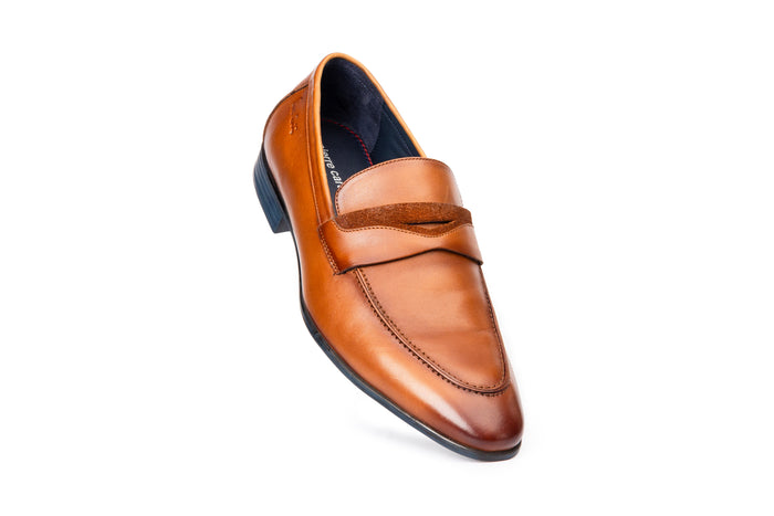 Onyx: Contemporary Cognac Loafer