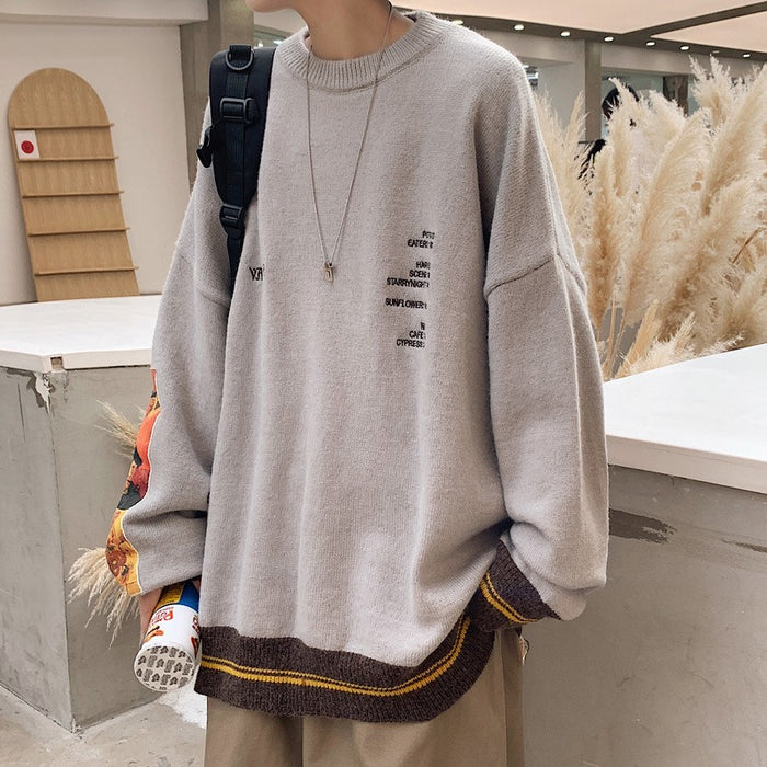 Oversize Retro Korean Sweater