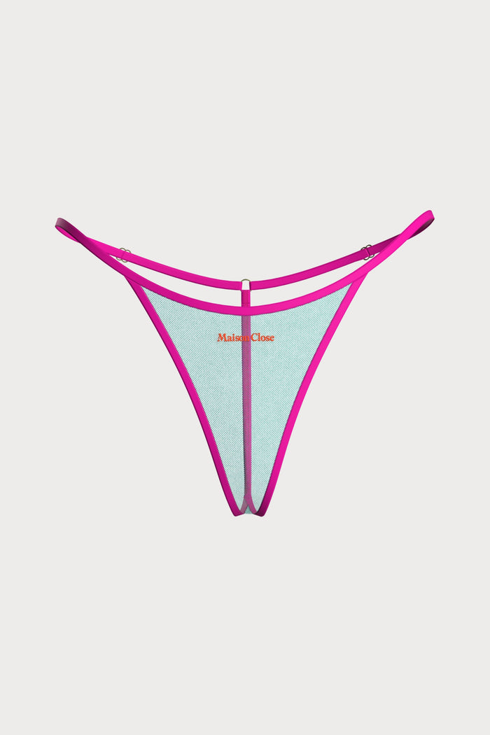 Panorama Turquoise Micro Thong