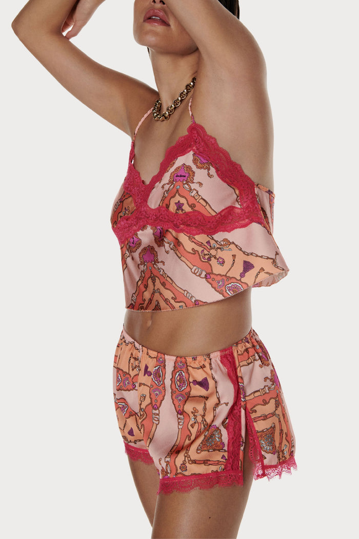 Parker Satin Cropped Camisole