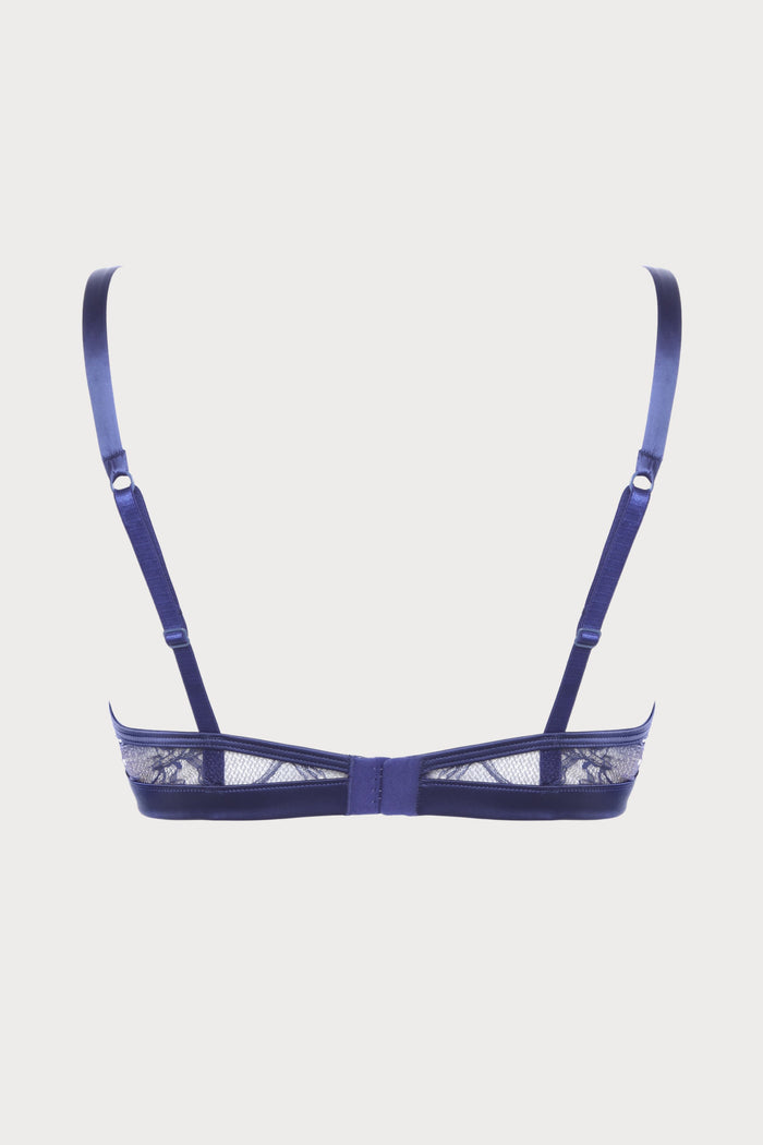 Prelude Pearl Blue Lace Full Cup Bra
