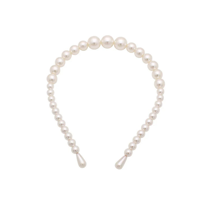 Pearl headband on a white background