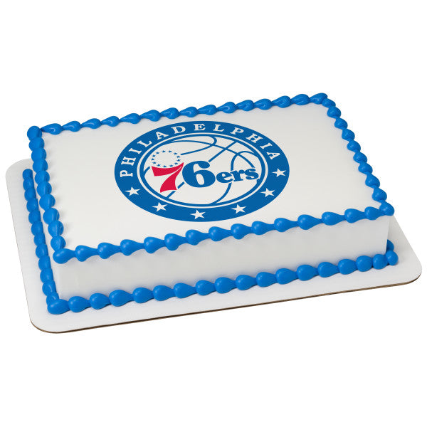 Philadelphia 76ers Edible Image Cake Topper