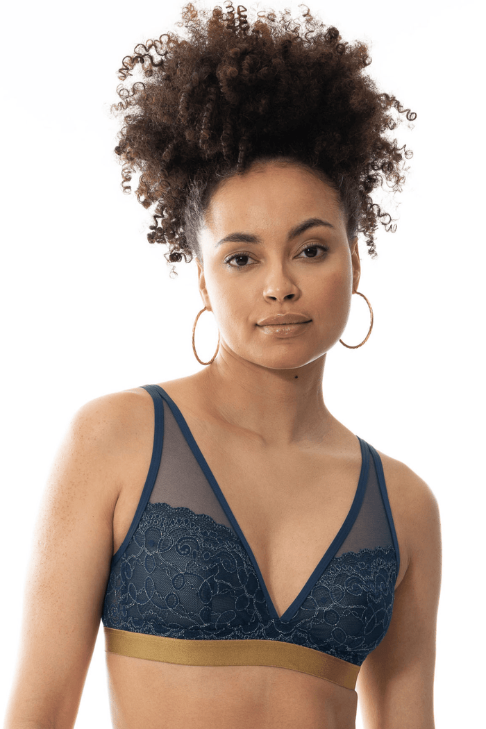 Mey Poetry Posh Triangle Bra Deep Shadow