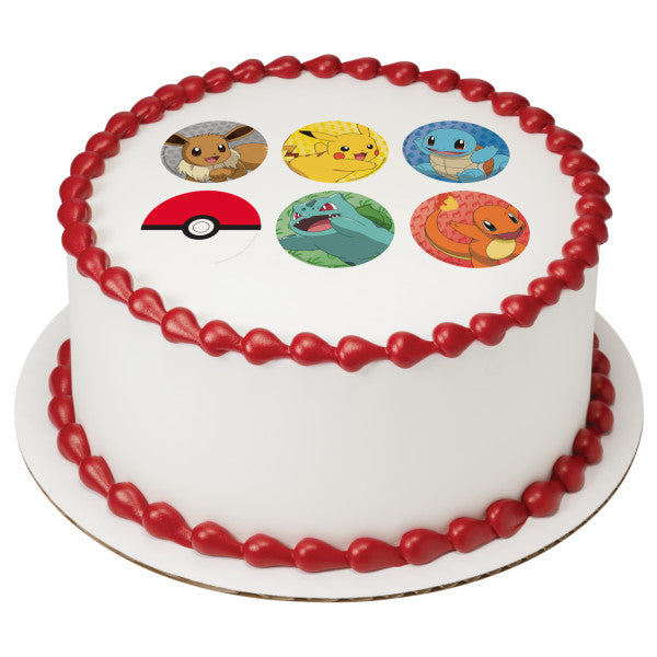 Pokemon Battle Edible Image