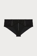 Précieuse Black Embroidery Shorty
