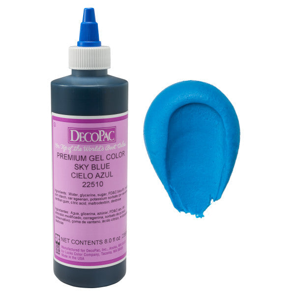 Premium Gel Color Sky Blue 8 oz