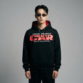 Sweat à capuche imprimé pour homme, style streetwear décontracté. Confort k-fashion. - Taille S