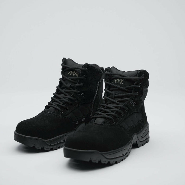 Protector 8 Side Zip - Black Suede.
