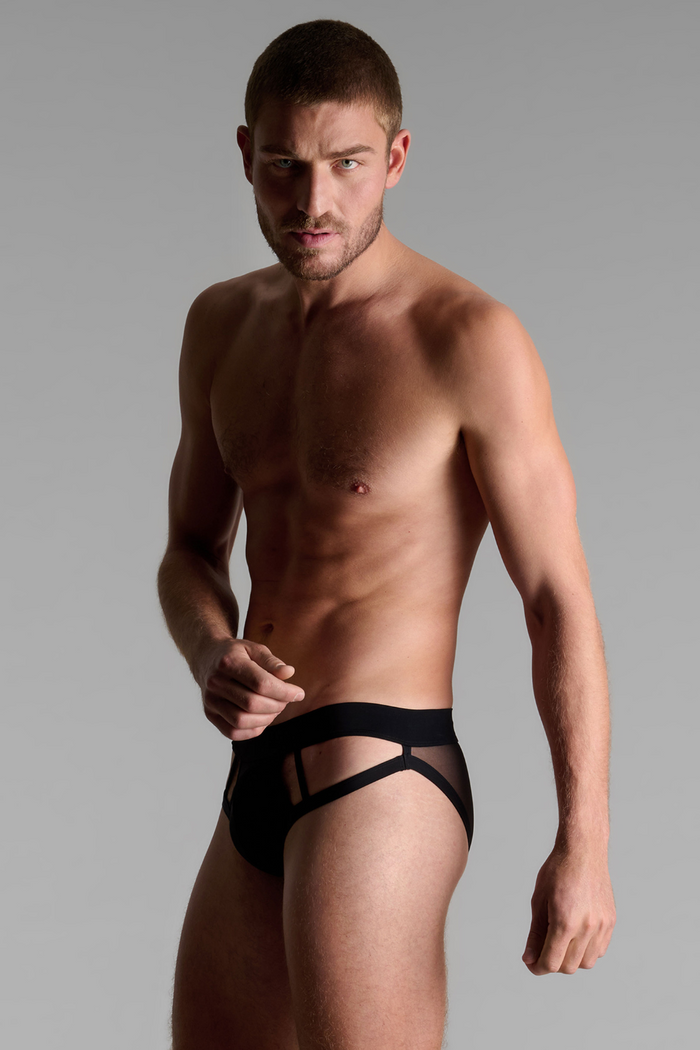 Maison Close Pure Tentation Men's Black Brief