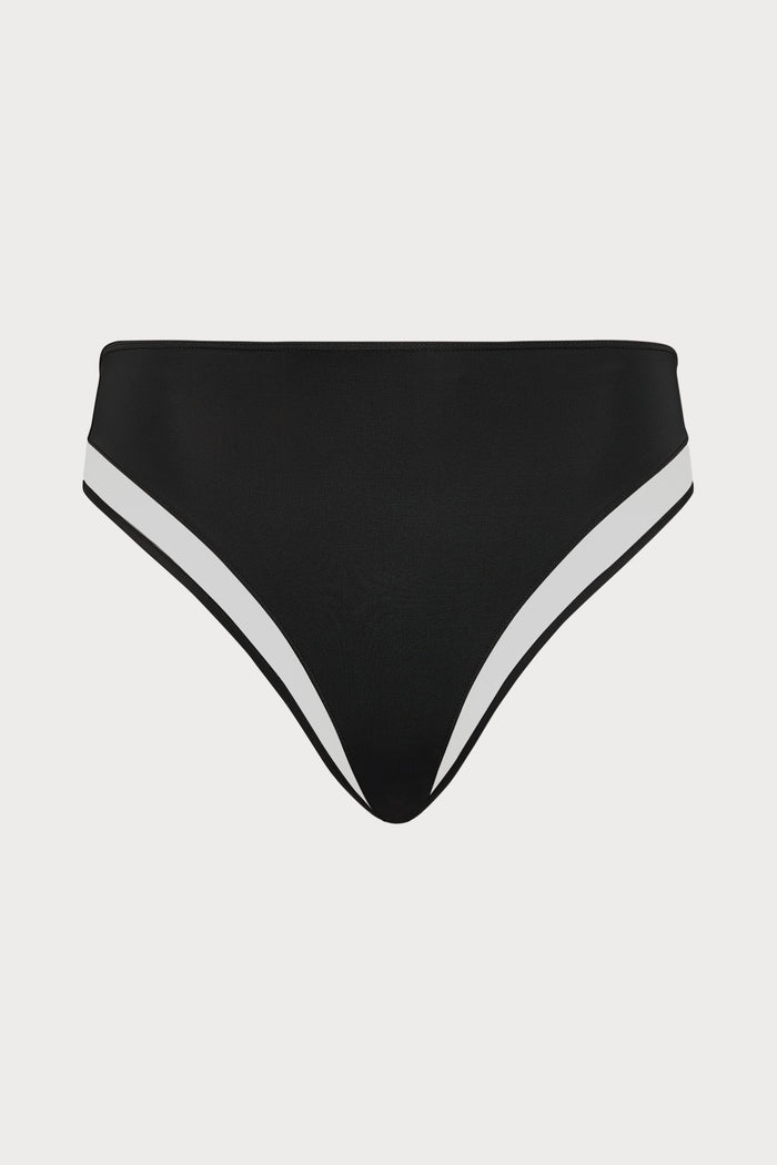 Maison Close Pure Tentation High Waist Black Open Brief