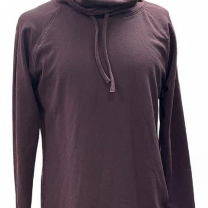 Purple long sleeve hoodie