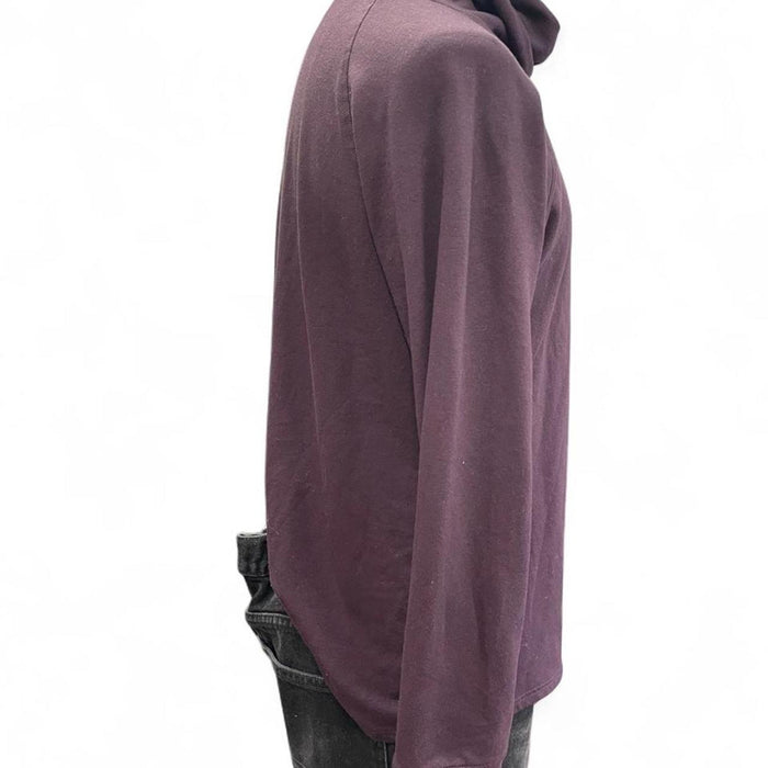 Purple long sleeve hoodie