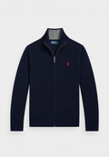 Ralph Lauren Cashmere Full-Zip Sweater (Navy Blue)