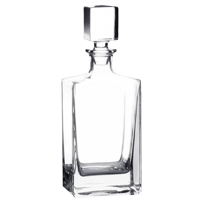 Rectangle Glass Decanter - 810ml add Laser Engraving - Premium barware from JDS - Just $34.95! Shop now at Pat's Monograms