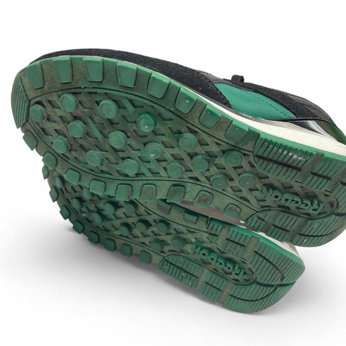 Reebok green and black sneakers