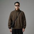 Veste homme col montant rétro beige - Koreanxwear - Taille M