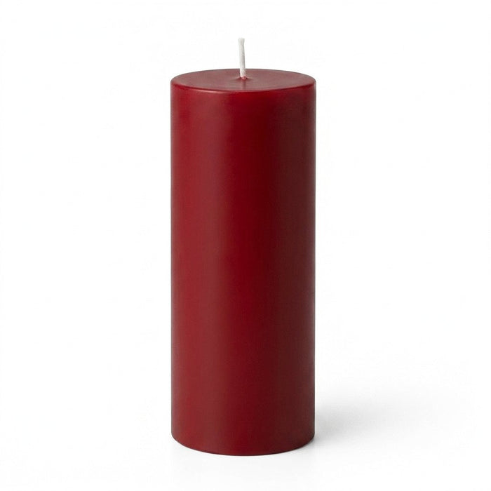 Richland 4" x 12" Red Pillar Candle Set of 6