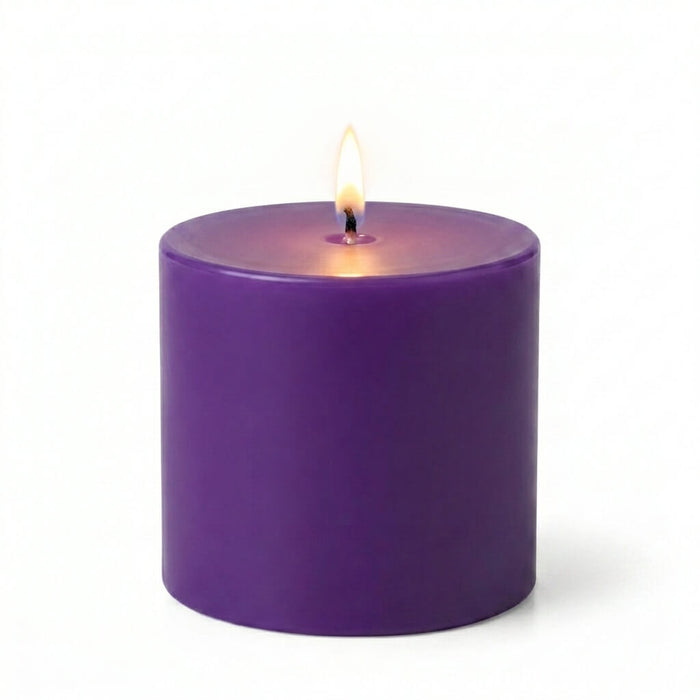 Richland 4" x 4" Purple Pillar Candle