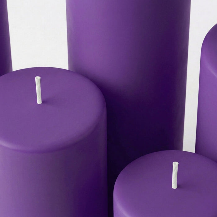 Richland 4" x 4" Purple Pillar Candle