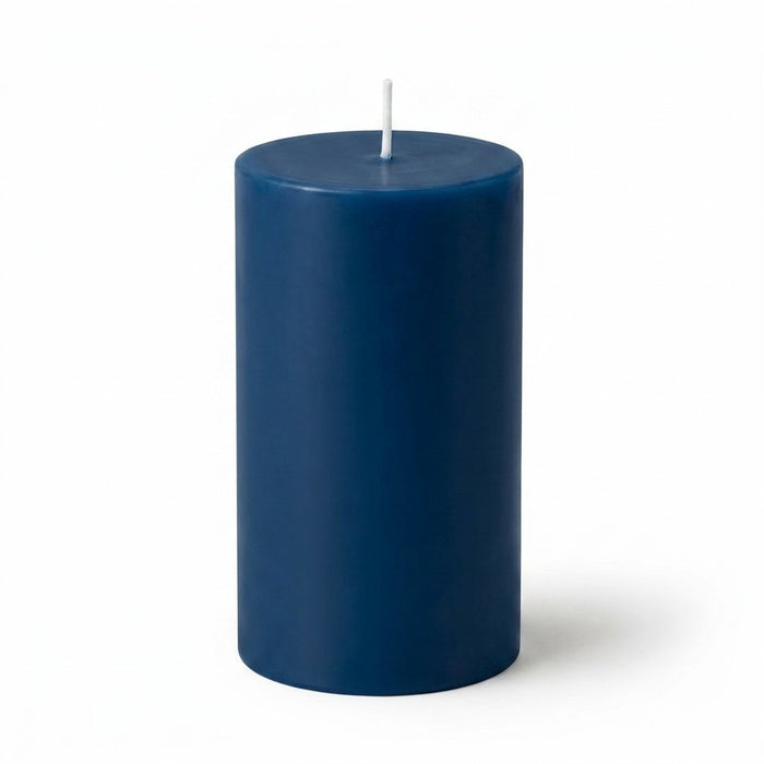 Richland 4" x 6" Navy Blue Pillar Candles Set of 6