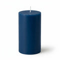 Richland 4" x 6" Navy Blue Pillar Candles Set of 6