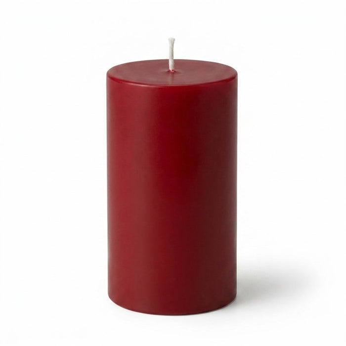 Richland 4" x 6" Red Pillar Candles Set of 6