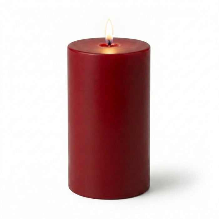 Richland 4" x 6" Red Pillar Candles Set of 6
