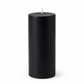 Richland 4" x 9" Black Pillar Candle